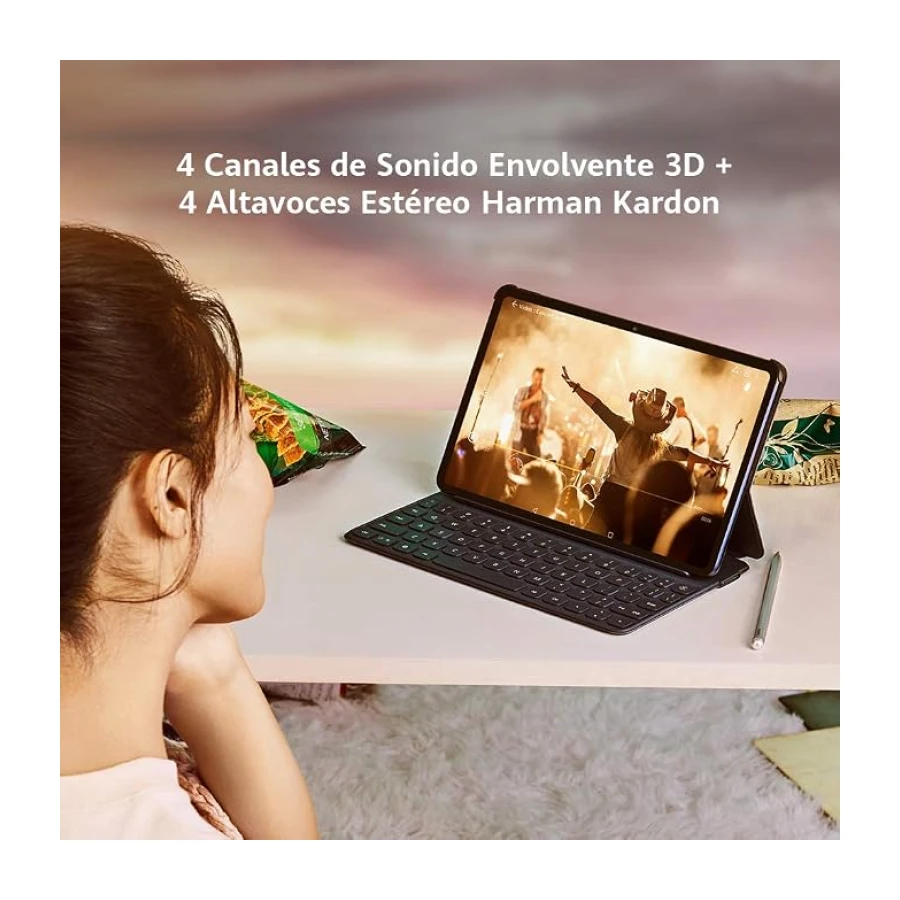 HUAWEI MatePad Wi-Fi Tactil Tablet 10.4" FullView Display, procesador Kirin 810, batería 7250mAh, 32GB, 3GB RAM, Cuatro Altavoces, EMUI 10.1 & AppGallery, Gris