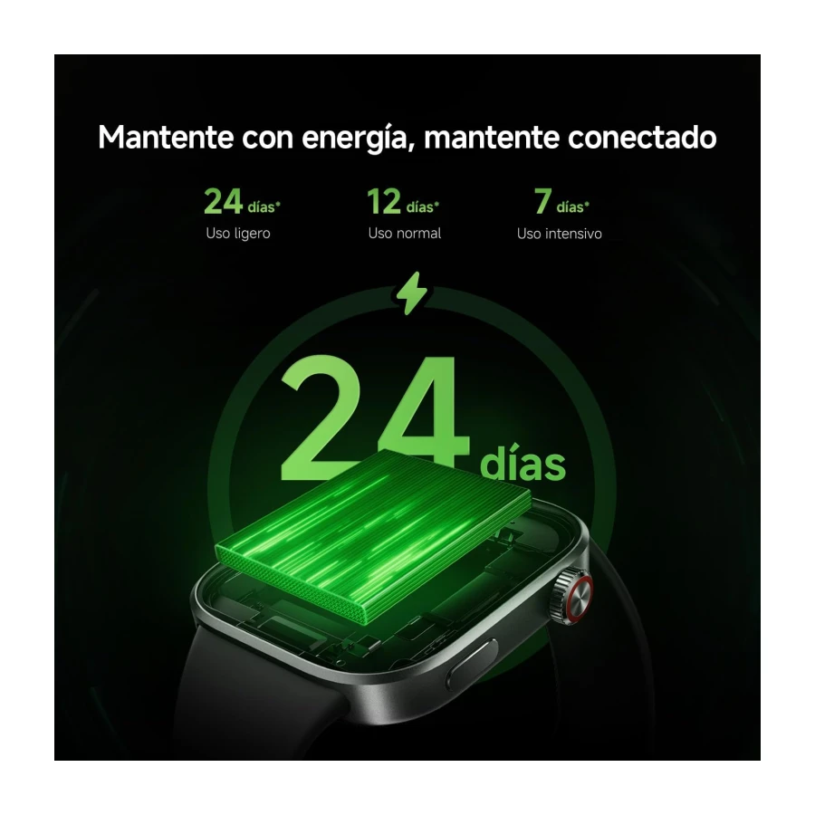 XIAOMI Redmi Watch 6 NFC, Reloj Inteligente Mujer y Hombre, Pantalla AMOLED 2.07'', Monitoreo cardíaco,sueño y estrés, 150+ Modos Deportivos, 24 Días de Batería, 5ATM, GPS, iOS & Android,Gris