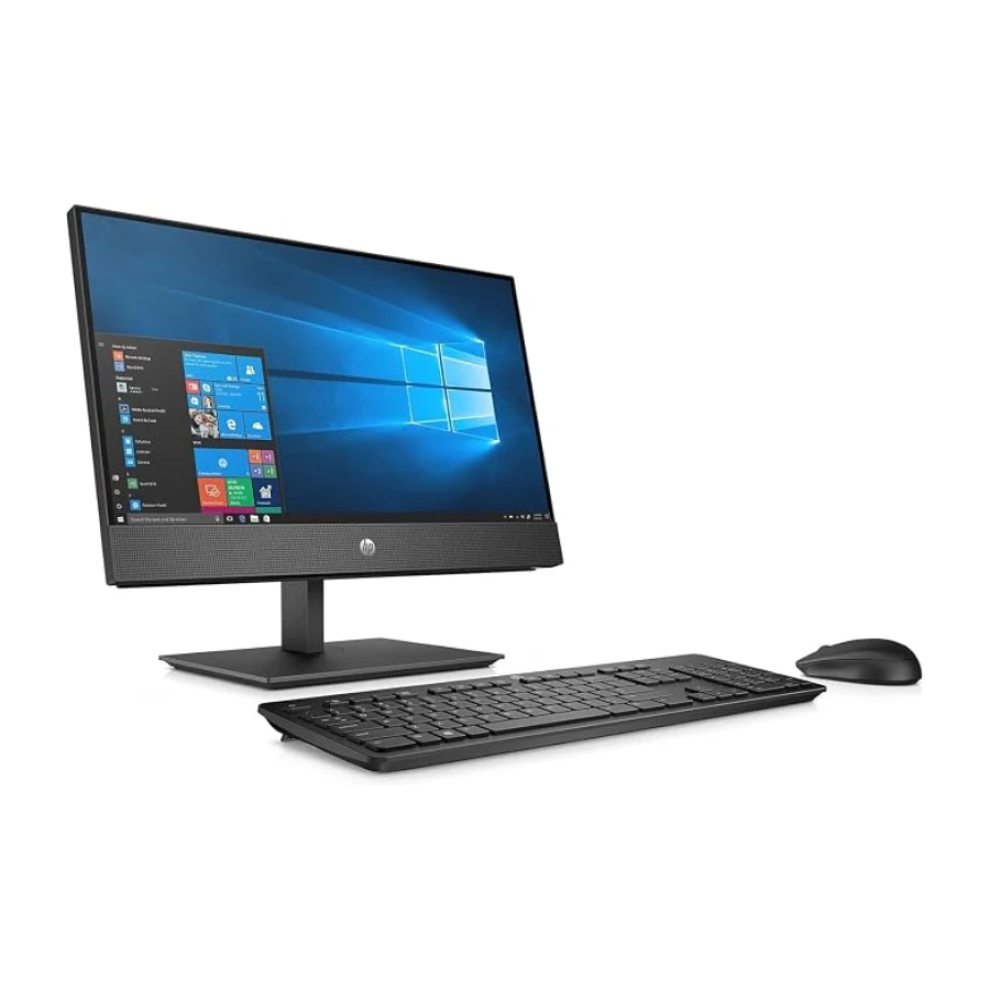 HP ProOne 600 G5 Todo-en-Uno Computadora de Sobremesa, con pantalla de 21,5 pulgadas, Intel Core i5-9500T, 16 GB de RAM, SSD de 256 GB, teclado QWERTY de EE. UU., WiFi, Bluetooth, Windows 11 Pro