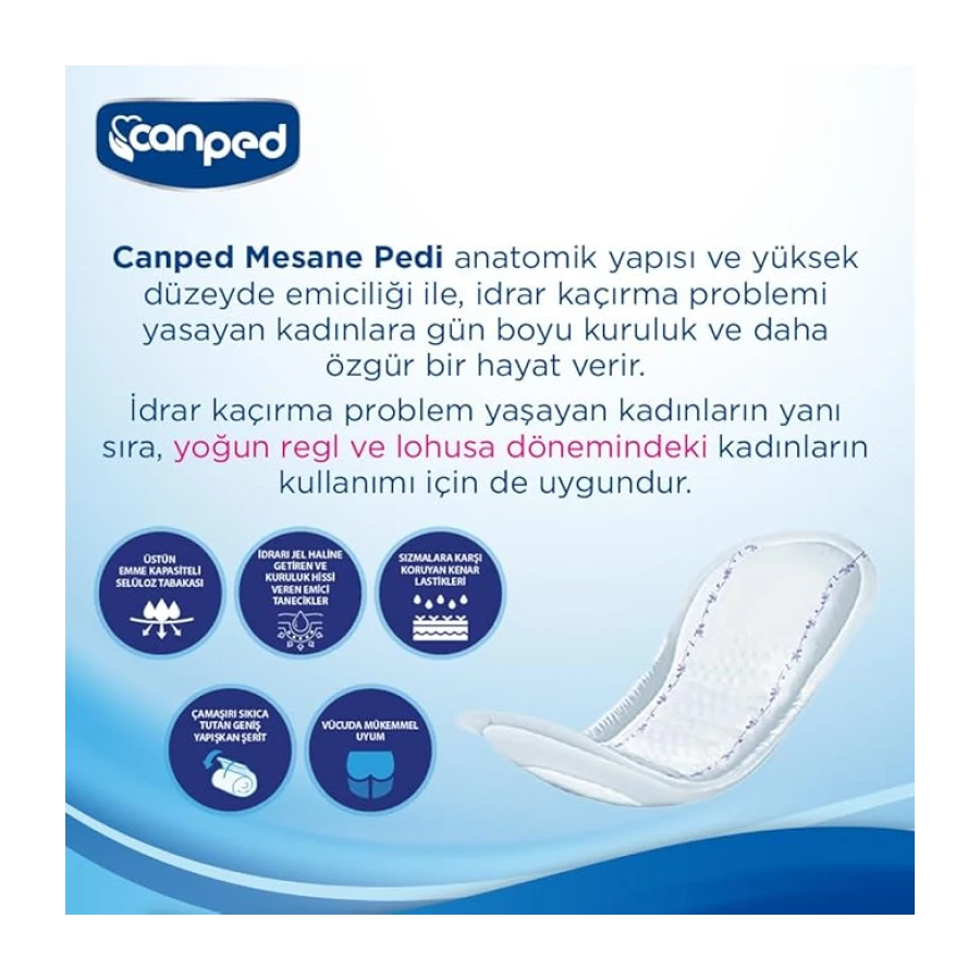 Canped Mesane Pedi Normal 20 Adet