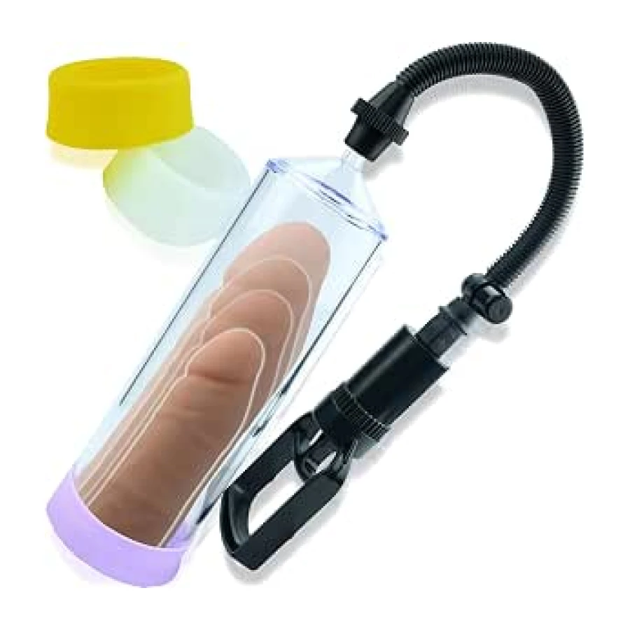 Bomba de vacio Alargamiento de pene masculino Juguetes eróticos para adultos: Bomba pene Alargar pene Pompa pene Bomba vacio Aumento de pene hombre Sex toys Penis pump Juguetes sexuales P02