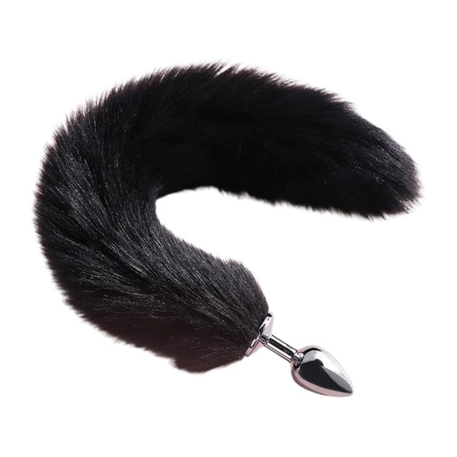 1 PCS Plug Anales Silicona,Juguetes Anales Plugs, Juguetes Eróticos para Adultos, Juguetes Eróticos Sexuales pour Femmes Hommes Plugs Anaux Butt Plug Silicone - Negro