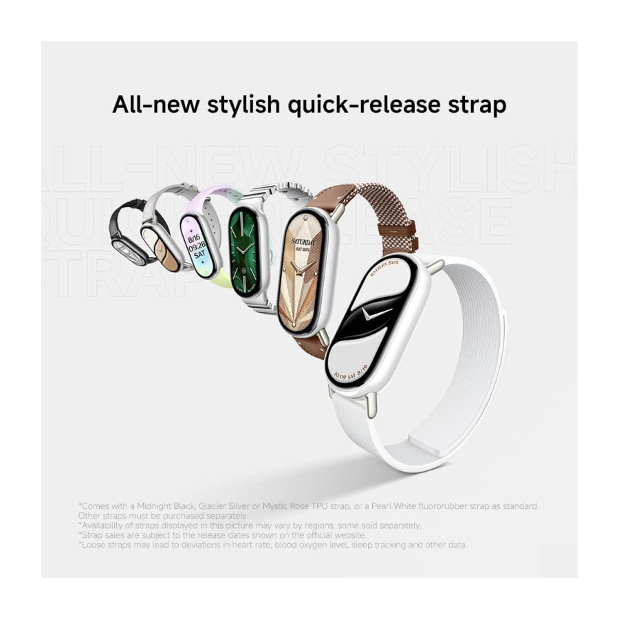 Xiaomi Smartband 10, Pantalla AMOLED de 1,72”, Carga rápida, 150+ Modos Deportivos, Monitorización de Salud y sueño, HyperOS 2.0, Impermeable 5ATM, Brújula