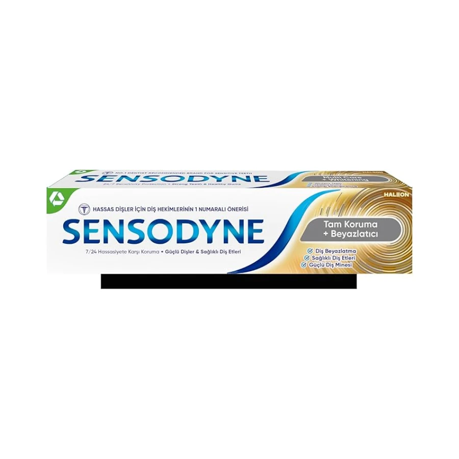 Sensodyne Tam Koruma ve Beyazlatıcı Diş Macunu 50 m