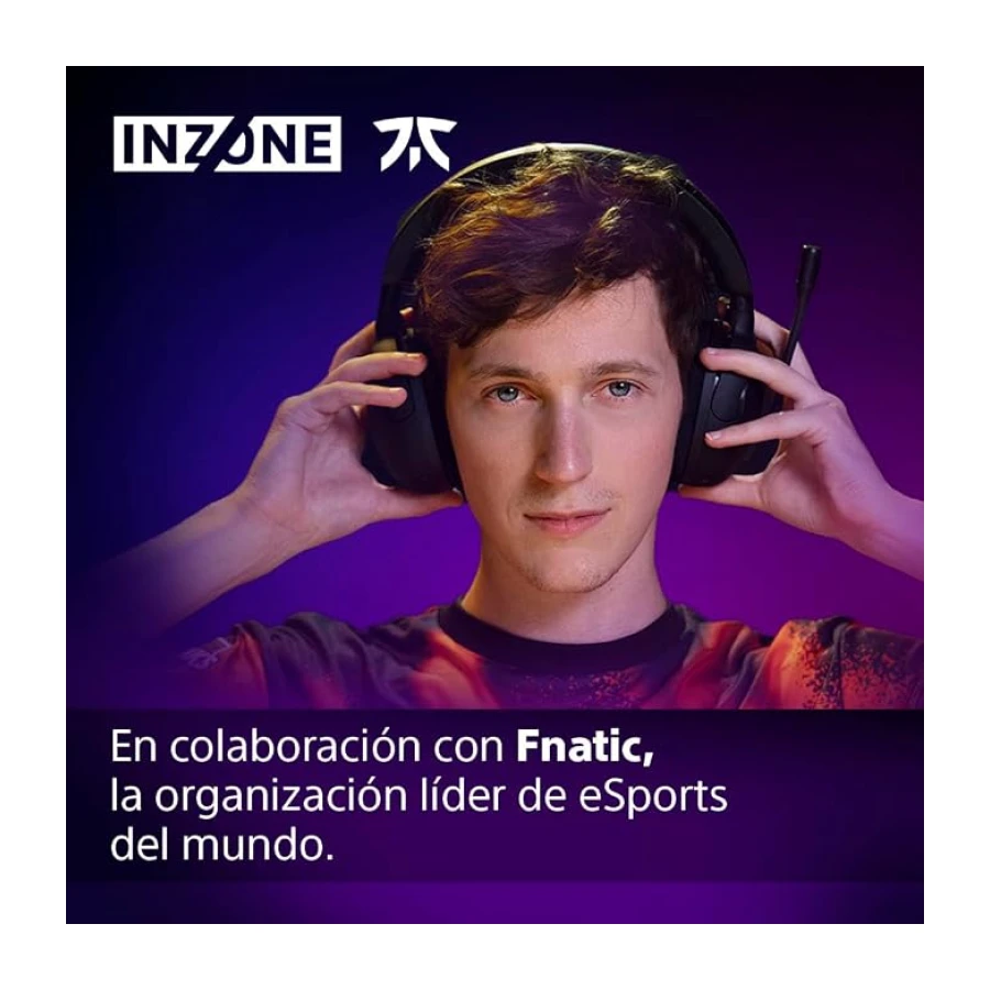 Sony INZONE H5 - Auriculares inalámbricos para Juegos, Sonido 360 Espacial para Juegos, Asiento cómodo, 28 Horas de duración de la batería, Baja latencia, micrófono Compatible con AI, PC y PS5