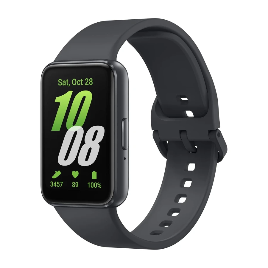 Samsung Galaxy Fit3 - Reloj inteligente con pantalla AMOLED de 40 mm, cuerpo de aluminio, seguimiento completo de la actividad física y la salud, batería hasta 13 días, carga rápida, 5 ATM, gris