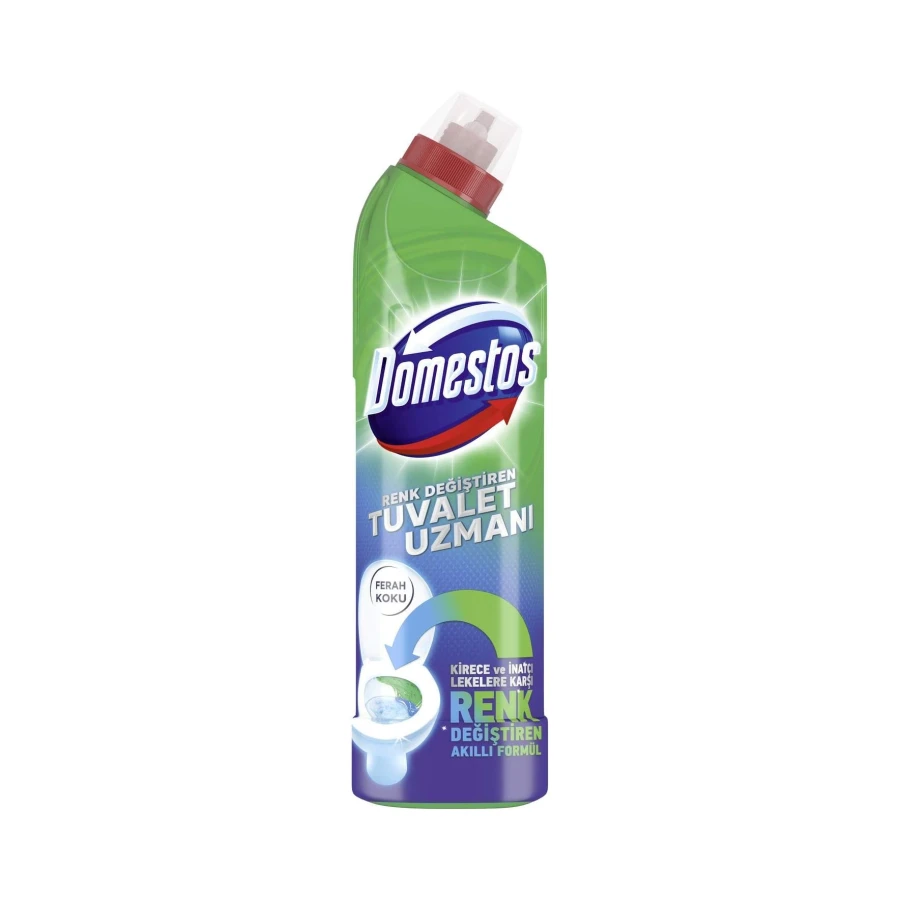 Domestos Tuvalet Temizleyici Renk Değiştiren Tuvalet Uzmanı Kireç Çözücü 750 ml 1 Adet