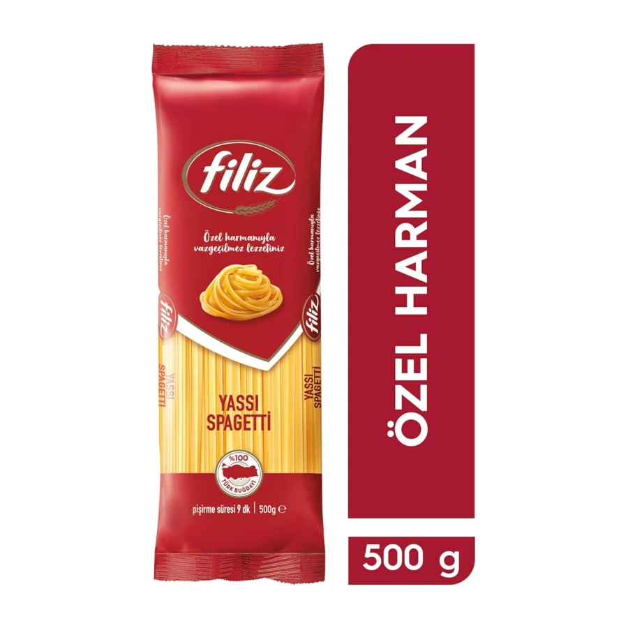 Filiz Yassı Spagetti Makarna 500 g.