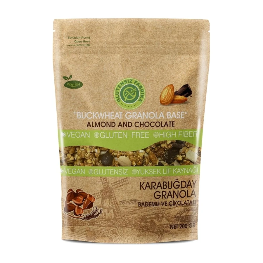 Karabuğday & Yulaf Granola Badem&Çikolata