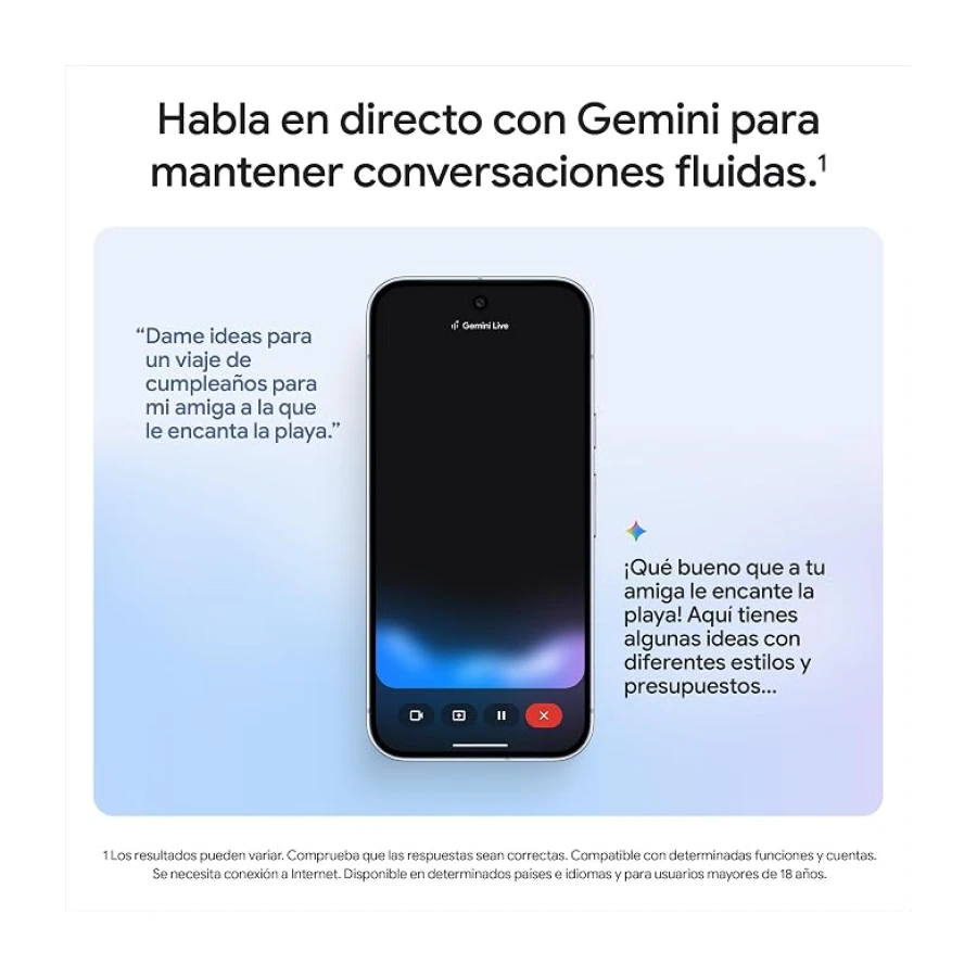Google Pixel 10 Pro XL - Smartphone Android Libre con Gemini, Triple cámara Trasera, batería de más de 24 Horas y Pantalla Super Actua de 6,8" - Piedra Lunar, 256GB