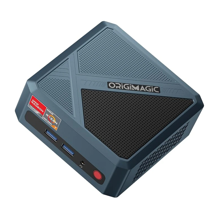 Mini PC N2 Pro, con Ryzen 7 6800H (8 núcleos/16 subprocesos, hasta 4,7 GHz), 32 GB de RAM, 1TB SSD, doble HDMI 2.0/USB 4.0/Wi-Fi 6.0/Bluetooth 5.2/LAN 2,5 GHz. Mini PC de escritorio para empresas.
