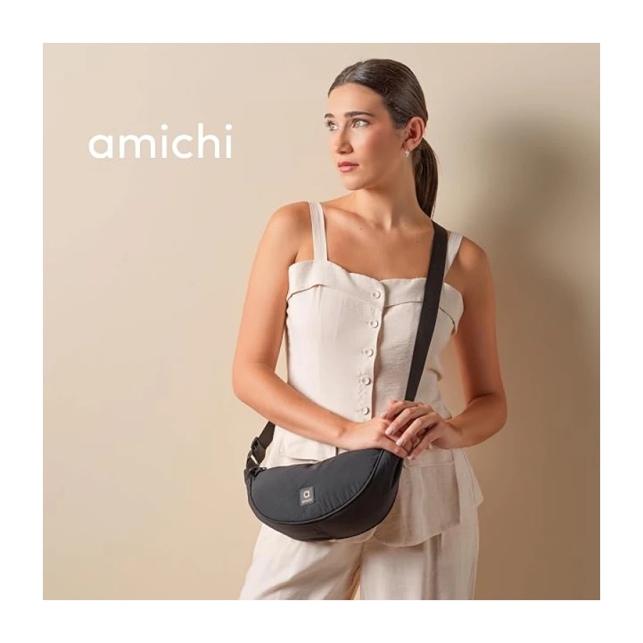 AMICHI - Bolso Bandolera Mujer de Nylon Impermeable