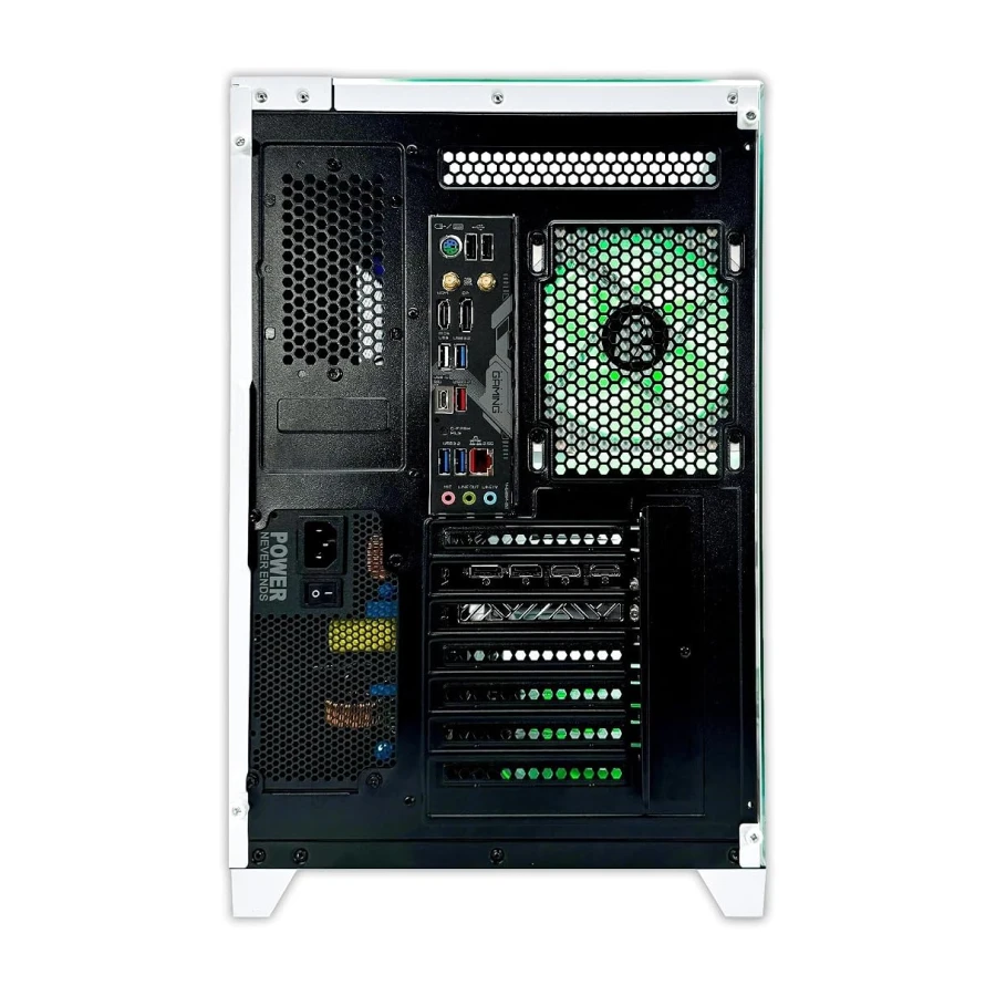 NitroPC - Pack Nitro Plus | PC Gaming Completo (Intel i9 12900K 16/24 5.2GHz, RTX 5070 12GB, RAM 32GB, M2 2TB, Windows 11, RGB | WiFi, Monitor Curvo 27", Teclado, ratón, Cascos) PC sobremesa (Blanco)