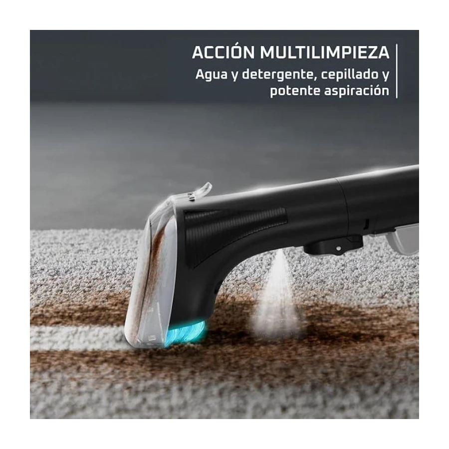 Rowenta Clean It, Aspiradora tapicerías 750 W, 7 Acc, Hasta 13,5 kPa | Limpieza rápida de derrames y manchas, Potente succión, Portátil, Rápido y fácil, Accesorio especial para mascotas, IN5020MAN