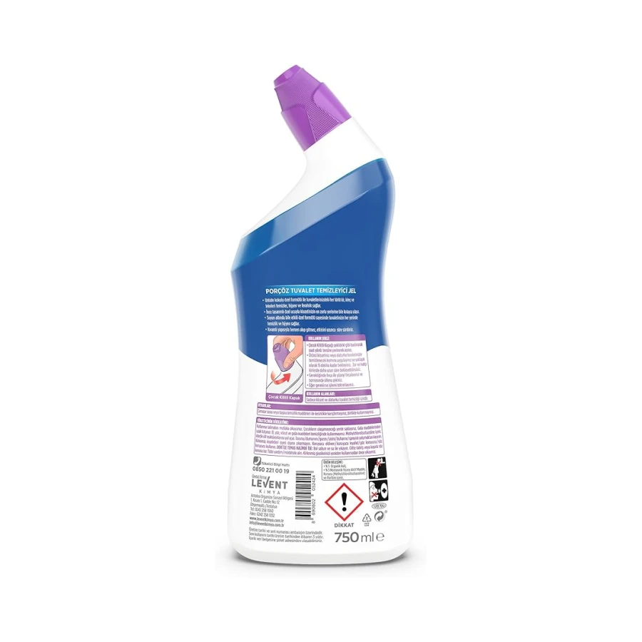 Porçöz Tuvalet Temizleyici Jel Orkide Kokulu 750 ml