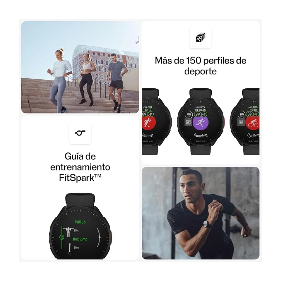Polar Pacer Reloj de Running GPS con FC en la Muñeca