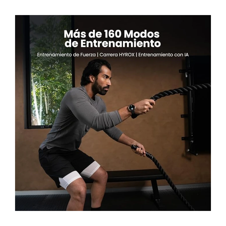 Amazfit Active 2 Smart Watch 44mm, AI, Control por Voz, GPS & Mapas sin Coste, Batería de 10 Días, 160+ Modos Deportivos, Resistente al Agua 5 ATM, Compatible con Android & iPhone, Negro