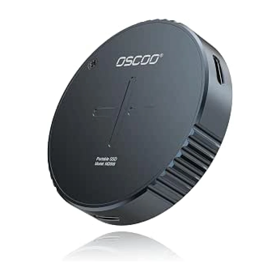 2TB SSD Externo USB 3.2 Gen2 1000MB/s Portátil | Unidad de estado sólido externa magnética y portátil, compatible con teléfonos Android, tabletas y ordenadores portátiles.