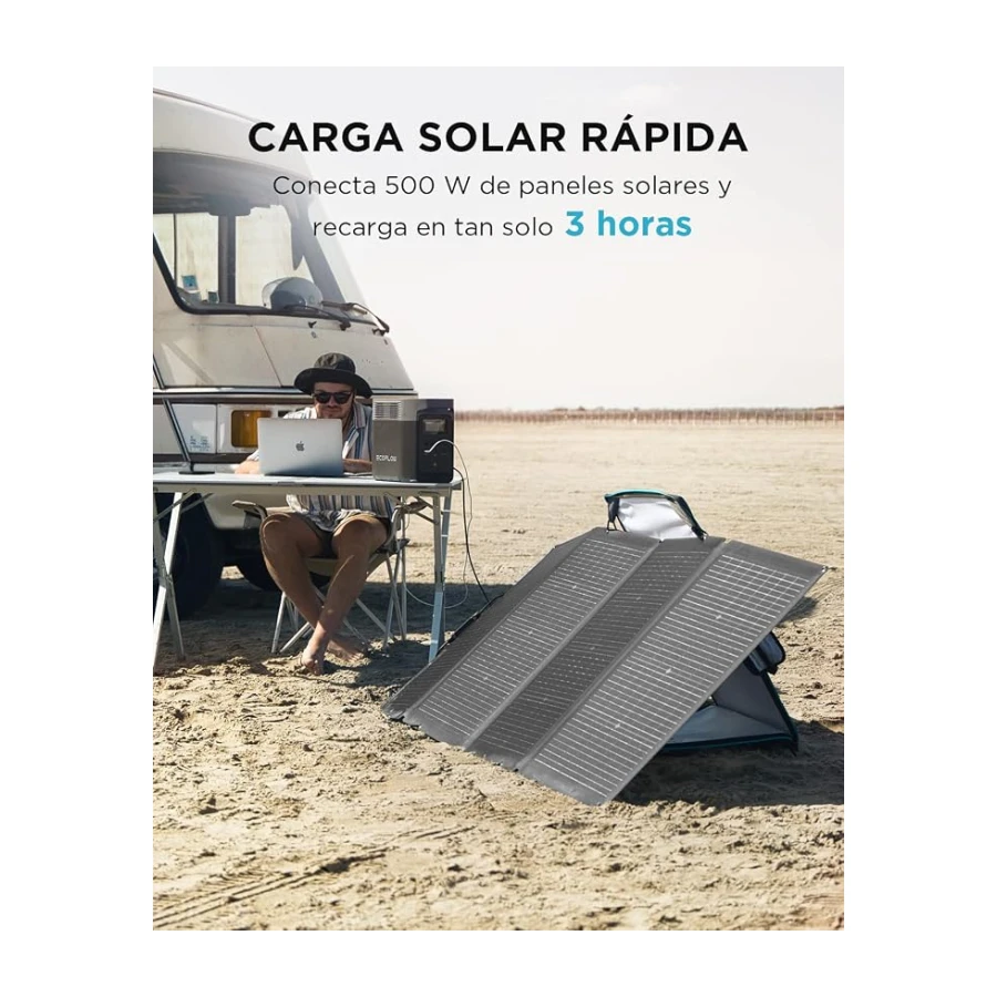 Estación de Energía Portátil EcoFlow Delta 2 1024 WH, Generador Solar
