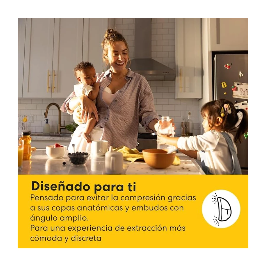 Medela Motion InBra Sacaleches eléctrico portátil + Bolsa de Almacenamiento – Altamente eficiente, diseñado para ofrecer un rendimiento fiable y una gran comodidad. Fácil de usar y discreto