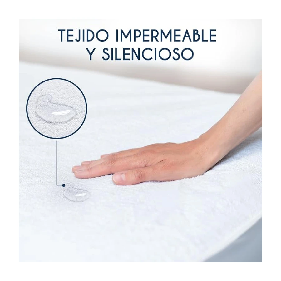 Dreamzie - Protector Colchón 150x200 - Cubre Colchon Impermeable