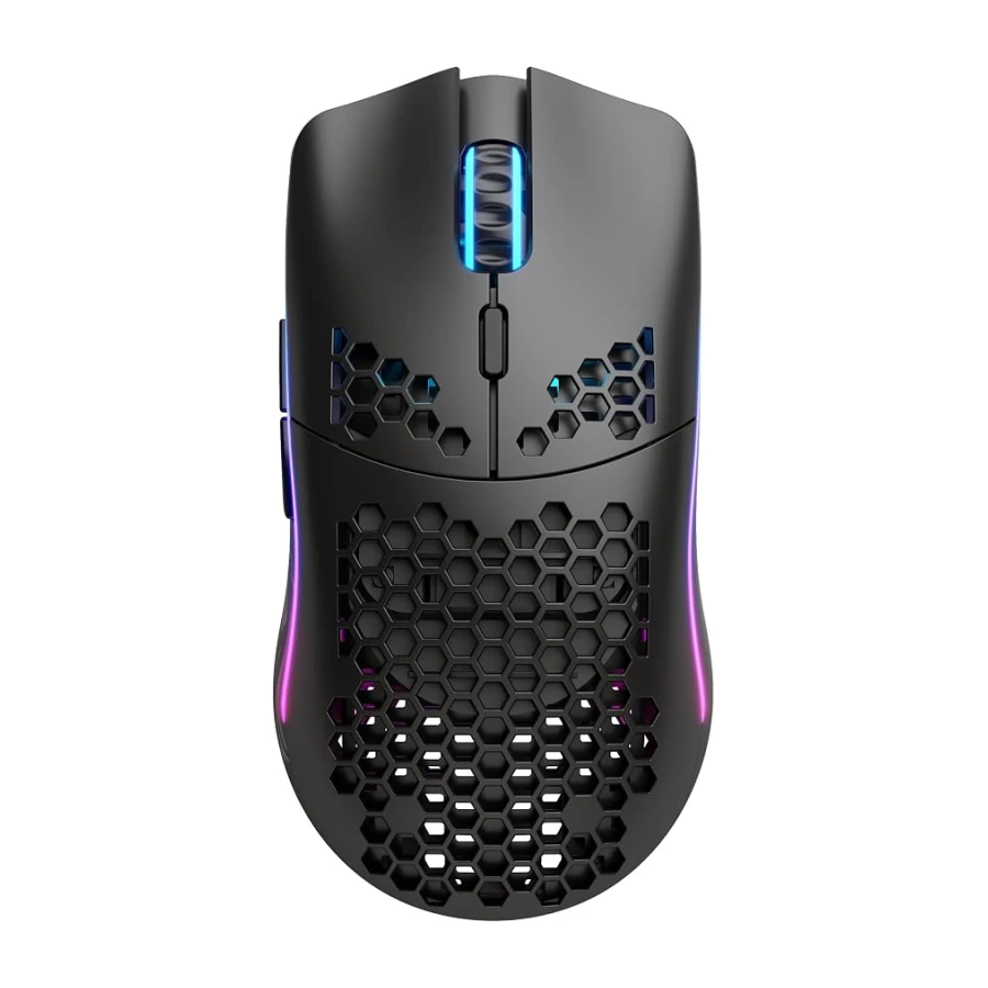 GLORIOUS Model O Wireless Ratón Gaming Inalámbrico Ligero (Negro Mate)