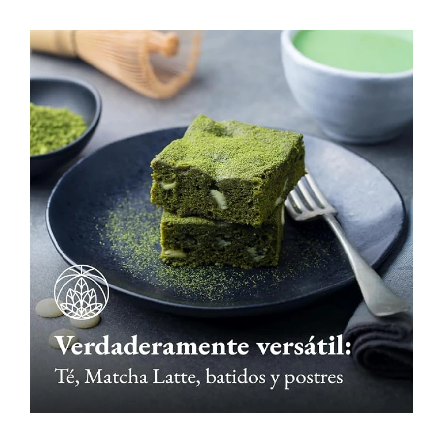 Organic Matcha Tea Powder from Japan Monte Nativo (100g) - Organic Macha Tea - Herbal Infusions - Green Tea - Carefully Cut and Dried - 100% Pure and Natural | Organic Macha tea - Cuidadosamente cortado y secado – Puro y natural