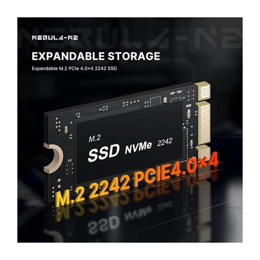 Mini PC N2 Pro, con Ryzen 7 6800H (8 núcleos/16 subprocesos, hasta 4,7 GHz), 32 GB de RAM, 1TB SSD, doble HDMI 2.0/USB 4.0/Wi-Fi 6.0/Bluetooth 5.2/LAN 2,5 GHz. Mini PC de escritorio para empresas.