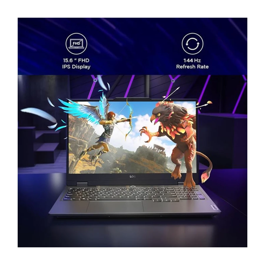 Lenovo LOQ 15 Laptop para juegos AMD Ryzen 7 8845HS Beat i9-13900H- RTX 4060-15.6 FHD Display G-SYNC - 64GB RAM -4TB PCIe SSD - Teclado retroiluminado - Windows 11 - Edición de video para creador de