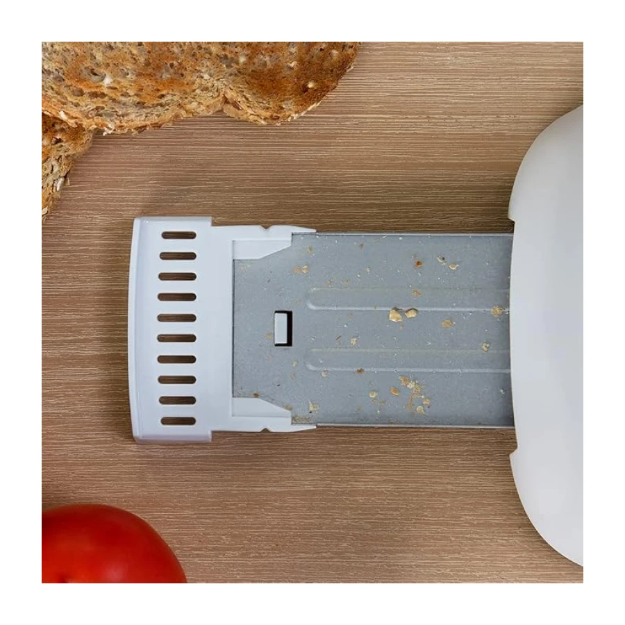 Cecotec Tostadora Toast&Taste 16000 Extra Doble White. 1630 W, 2 Ranuras largas extraanchas, Función Recalentar, Descongelar y Cancelar, Plástico, Varillas superiores, Blanco