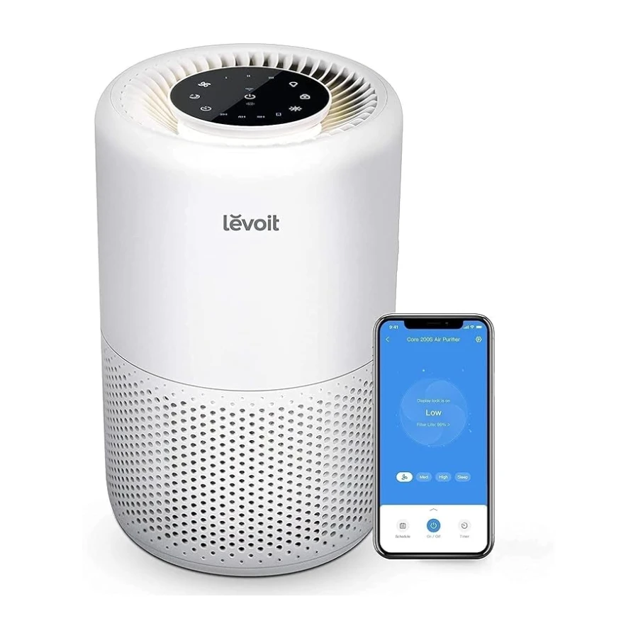 Levoit Purificador de Aire Silencioso 24dB, Inteligente, ALEXA, Core 200S
