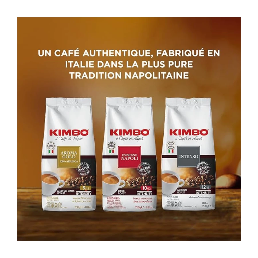 Kimbo Barista Espresso Napoli Çekirdek Kahve (250 gr)