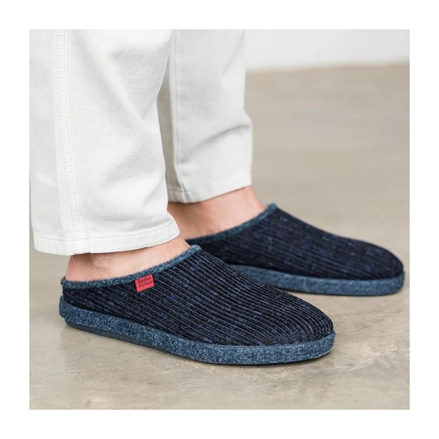 Andrés Machado - Zapatillas de estar por casa para hombre y mujer - Pantuflas AM001- Slippers - Para Unisex Adulto - Suela de goma vulcanizada resistentes y antideslizante. Tallas 32 al 50 EU