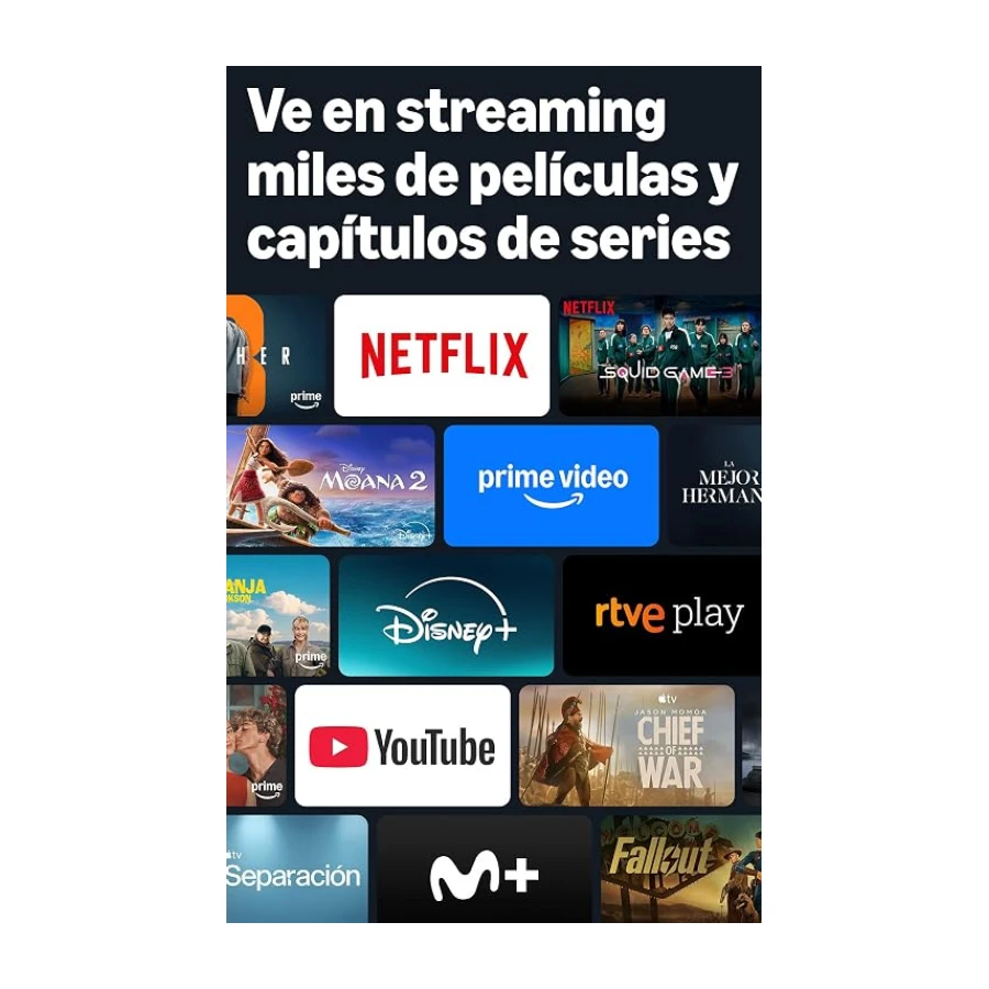 Amazon Fire TV Stick 4K Plus, compatible con Wi-Fi 6, Dolby Vision, Dolby Atmos y HDR10+, encuentra series más rápido con Alexa+