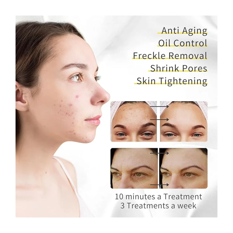Máscara Light Therapy, Máscara Led Facial 7 Colores, Belleza Facial Fotón Rejuvenecimiento de la Piel Fototerapia Tratamiento de la Piel Facial Cuidado Antienvejecimiento