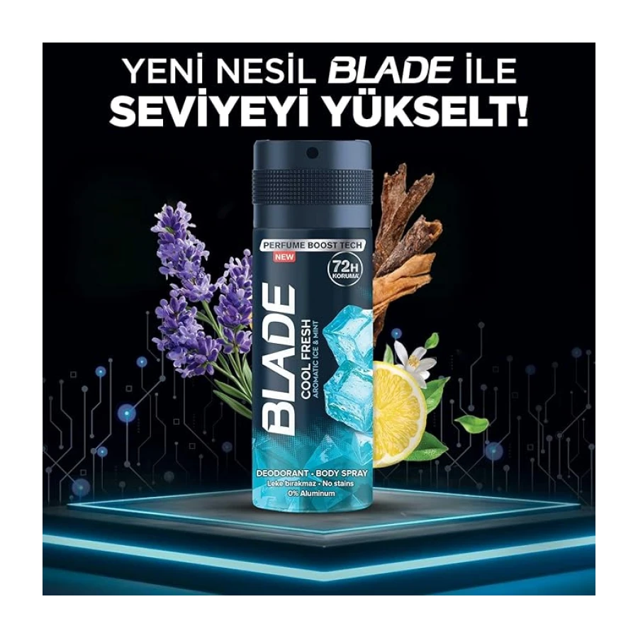 BLADE Deodorant Cool Fresh, 150 Mililitre