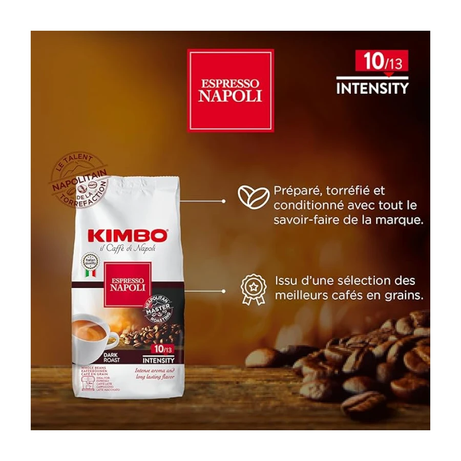 Kimbo Barista Espresso Napoli Çekirdek Kahve (250 gr)