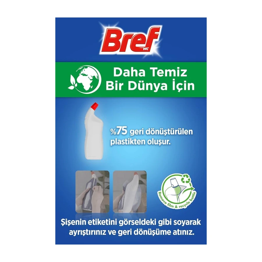 Bref WC Power Aktiv Jel Çiçek Kokulu Tuvalet Temizleyici 1 x 700 ml, Jel Çiçek 700 ml