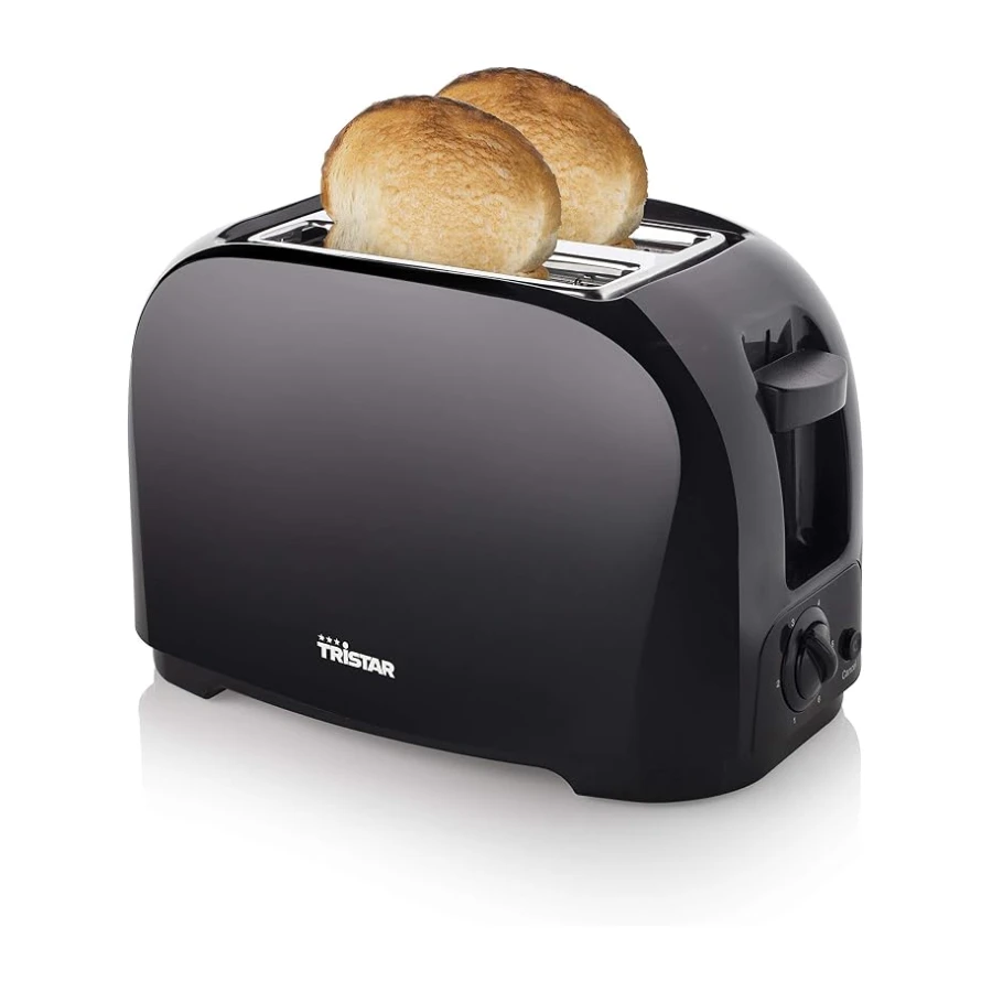 Tristar tostadora, Potencia 800 W, 6 Funciones Ajustables, Bandeja Extraíble Para Migas, Soporte Para Pan, BR-1025