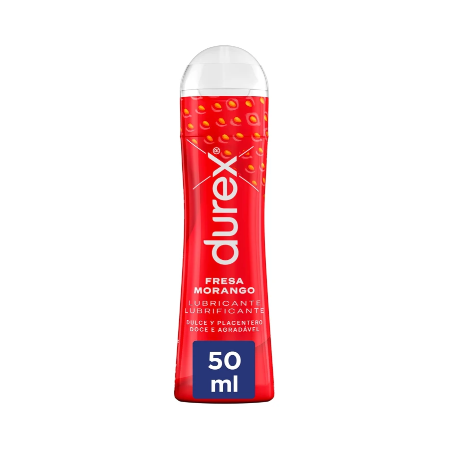 Durex Play Lubricante Fresa, 50 ml (Paquete de 1)
