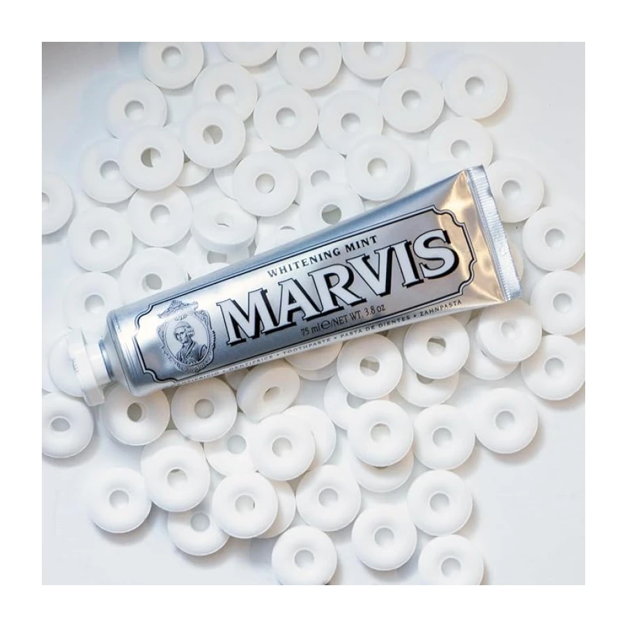 Marvis Whitening Mint Beyazlatıcı Macun, Nane, 85 Ml