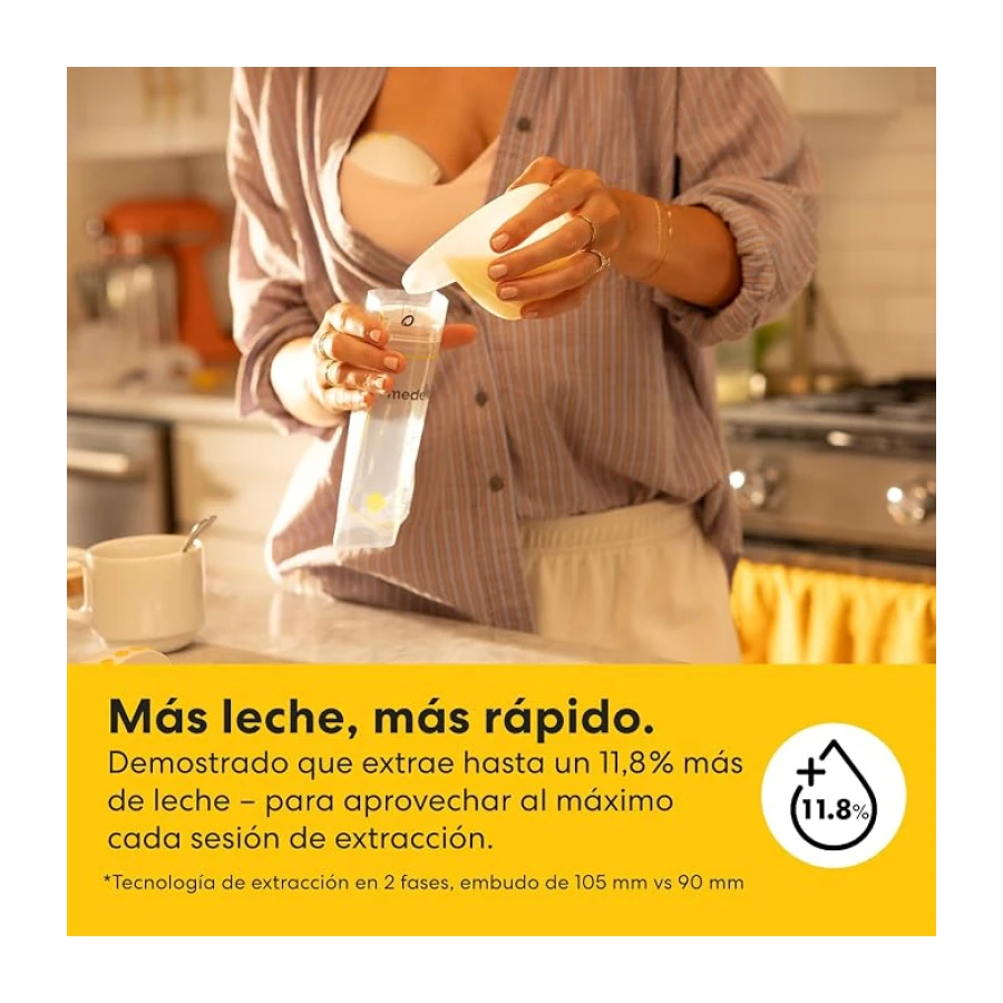 Medela Motion InBra Sacaleches eléctrico portátil + Bolsa de Almacenamiento – Altamente eficiente, diseñado para ofrecer un rendimiento fiable y una gran comodidad. Fácil de usar y discreto
