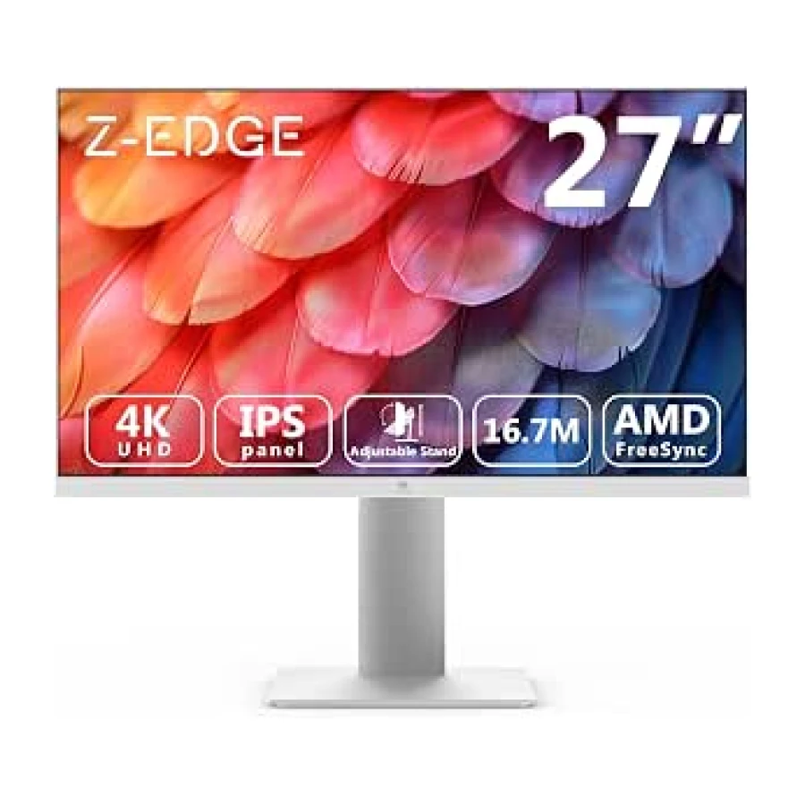 Z-Edge Monitor 27'' IPS 4K UHD 16:9 60Hz 5ms FreeSync Blanco