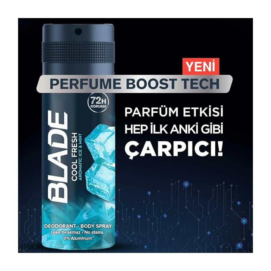 BLADE Deodorant Cool Fresh, 150 Mililitre