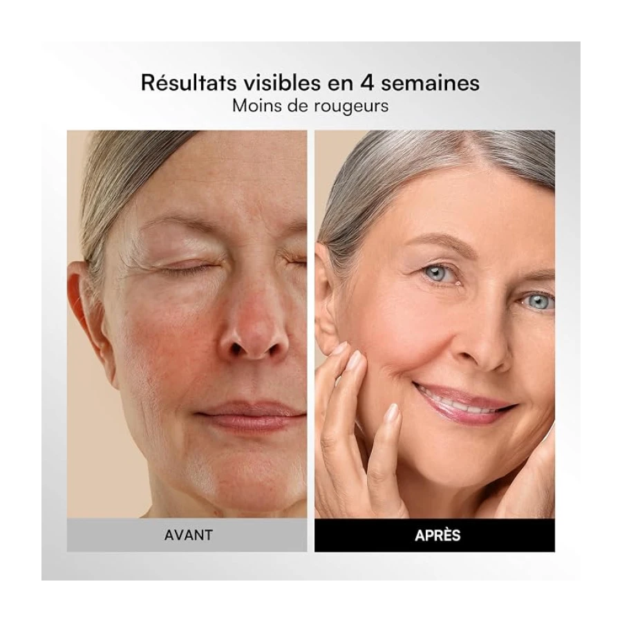 INIA GLOW Máscara LED Facial y Cuello, Luz Roja, Amarilla y Azul, 4 Modos