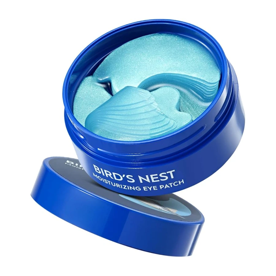 SNP Bird's Nest Aqua Eye Patch - Parches humectantes para los ojos con extracto de nido de Collocaliini (60 unidades)
