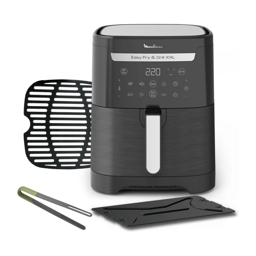 Moulinex Easy Fry & Grill XXL, Freidora de aire, Capacidad 6,5 L, 8 Programas Automáticos EZ801810ES