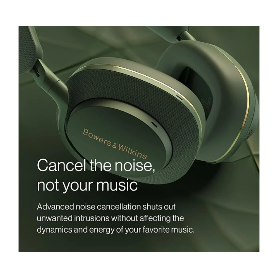 Bowers & Wilkins PX7 S2e - Auriculares inalámbricos con cancelación de Ruido con Qualcomm aptX adaptativo y Carga rápida, 30 Horas de reproducción y Seis micrófonos Integrados, Color Negro Antracita