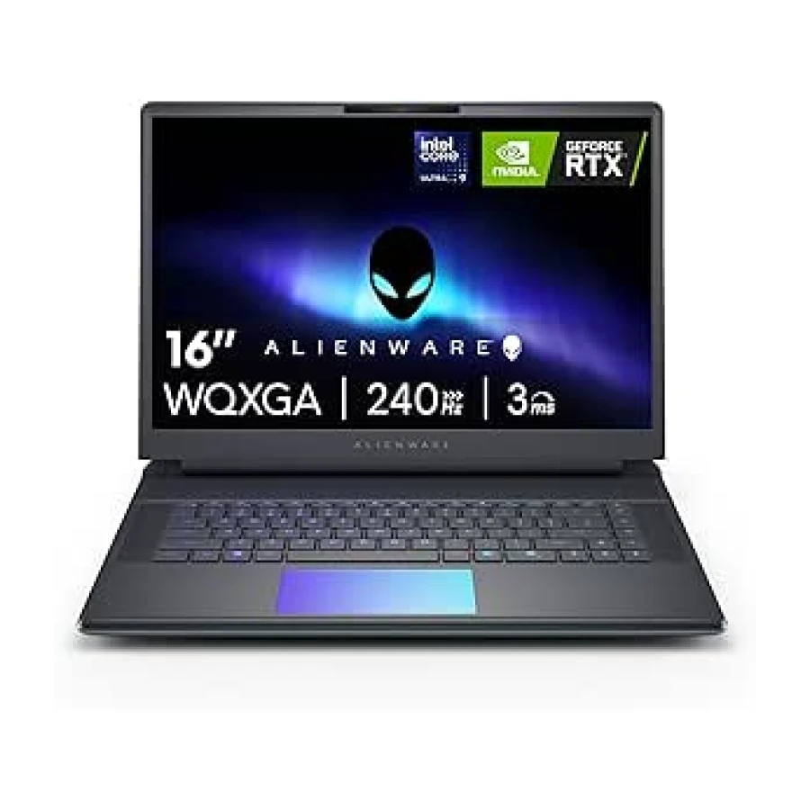 Alienware 16 Area-51 Gaming Laptop AA16250-16 pulgadas WQXGA 240Hz Display, Intel Core Ultra 9-275HX, 32GB DDR5 RAM, 1TB SSD, NVIDIA GeForce RTX 5070Ti, Windows 11 Home, servicio in situ - Verde