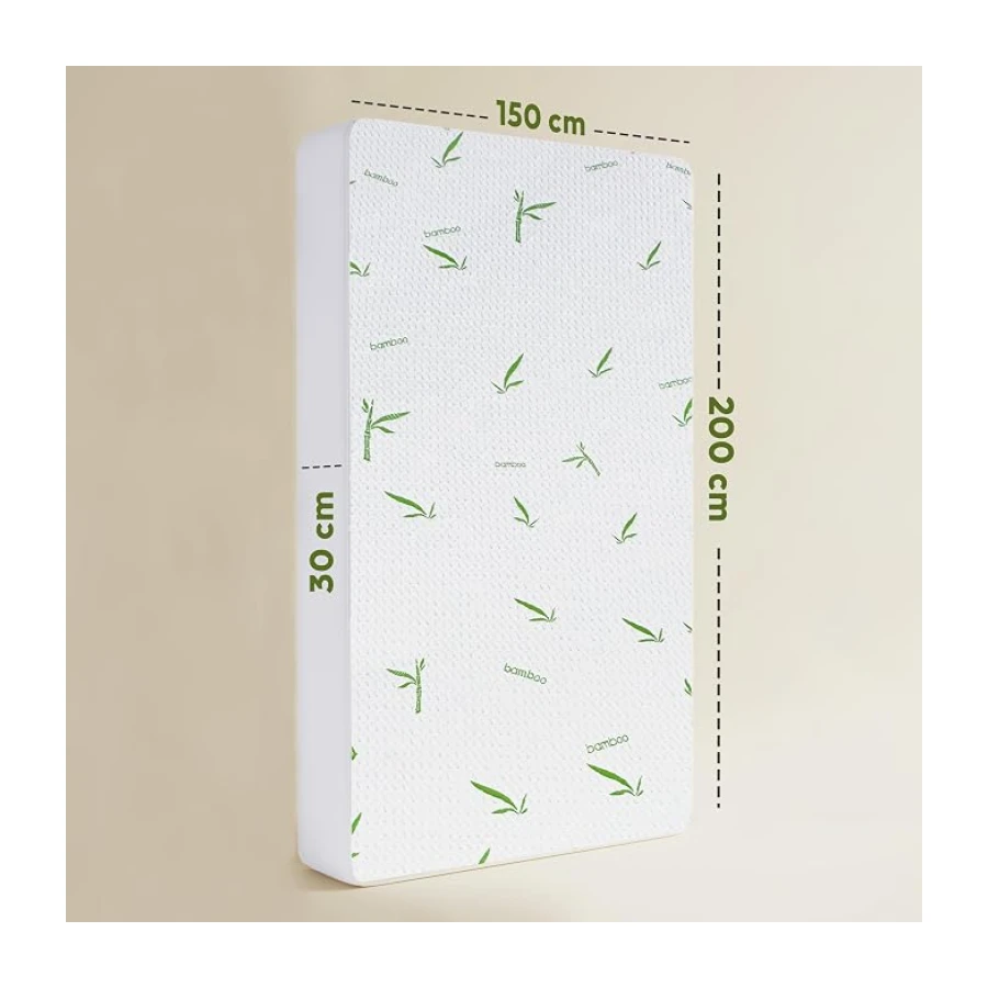 Utopia Bedding Protector de Colchón 150 x 200 x 30 cm Impermeable, Viscosa Premium, Certificación Oeko-Tex, Cubre Colchón Transpirable, Elástico En Todo